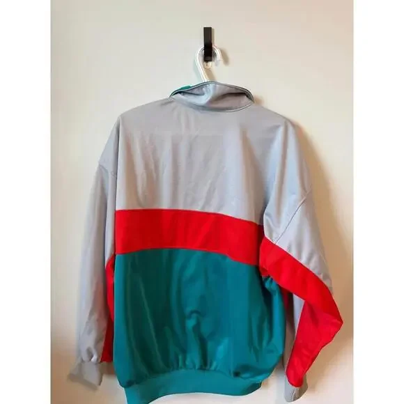 Vintage Asics Men's Track Jacket with Color Block Design - Picture 3 of 4
